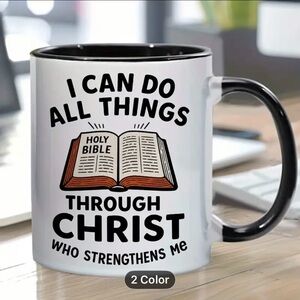 Inspirational Black and White Mug